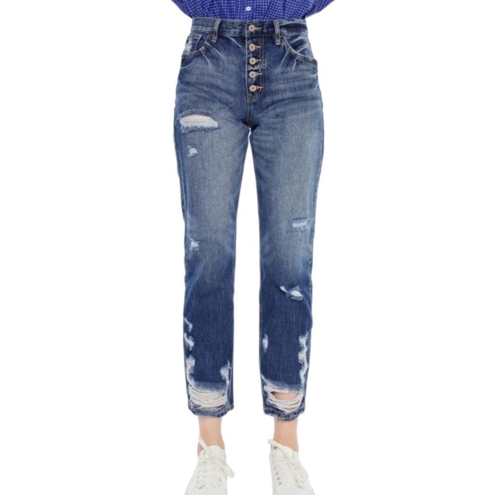 Kancan Distressed Skinny‎ Denim Jeans Size 31
